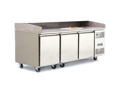 Atosa EPF3485GR 3 Door Pizza Counter Fridge, 485 Litres