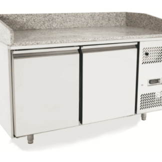 Atosa EPF3495GR 2 Door Granite Top Pizza Counter Fridge, 485 Litres