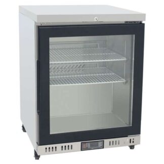 Atosa MBC24FG Single Glass Door Undercounter Freezer, 145 Litres
