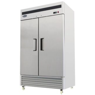 Atosa MBF8187GR Bottom Mounted Upright Double Door 2/1 Gastronorm Refrigerator 1300 Litres