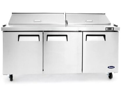 Atosa MSF8304GR Heavy Duty 3 Door Preparation Counter, 598 Litres