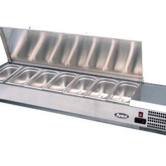 Atosa VRX1400/330S Countertop Topping Unit 6 x 1/4GN, 1415mm