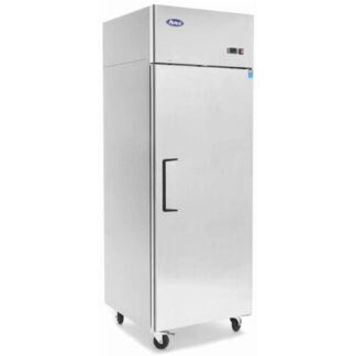 Atosa YBF9206GR Slimline Upright Single Door Fridge, 410 Litres