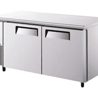 Atosa YPF9027GR Two Door Stainless Steel Undercounter Freezer, 270 Litres