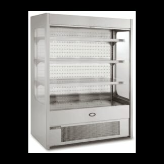 Foster FMSLIM1500NG/18-158 Slimline Multideck with Nightblind and Glass End Panels, 1500mm