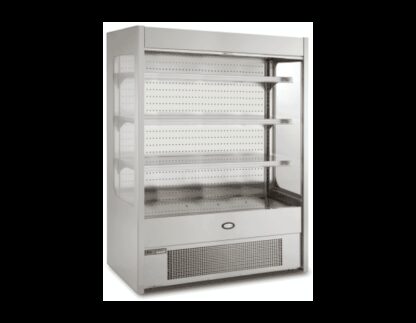 Foster FMSLIM1500NG/18-158 Slimline Multideck with Nightblind and Glass End Panels, 1500mm