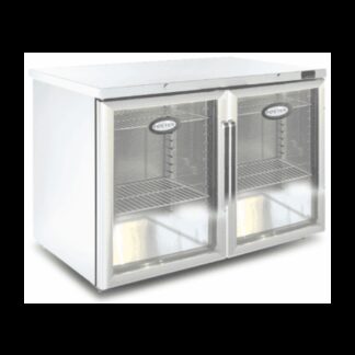 Foster HR360/13-251 Refrigerated Undercounter Cabinet with Glass Door & Light, 360 Litres