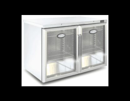 Foster HR360/13-251 Refrigerated Undercounter Cabinet with Glass Door & Light, 360 Litres