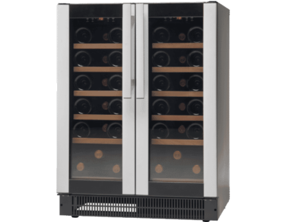 Vestfrost W38 Undercounter Dual-Zone Wine Cooler, 38 x 0.75 Litres Bottles