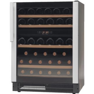 Vestfrost W45 Undercounter Dual-Zone Wine Cooler, 45 x 0.75 Litres Bottles