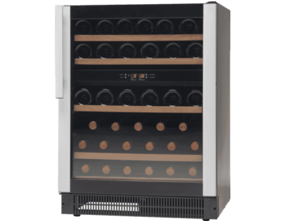 Vestfrost W45 Undercounter Dual-Zone Wine Cooler, 45 x 0.75 Litres Bottles
