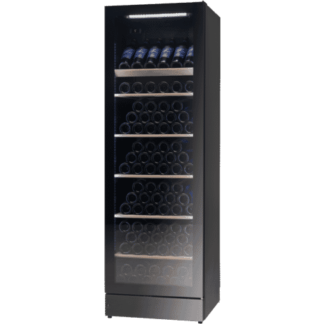 Vestfrost WFG 185 Upright Glass Door Dual-Zone Wine Cooler, 197 x 0.75 Litres Bottles